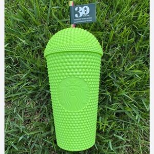 Starbucks Bright Green Textured Tumbler